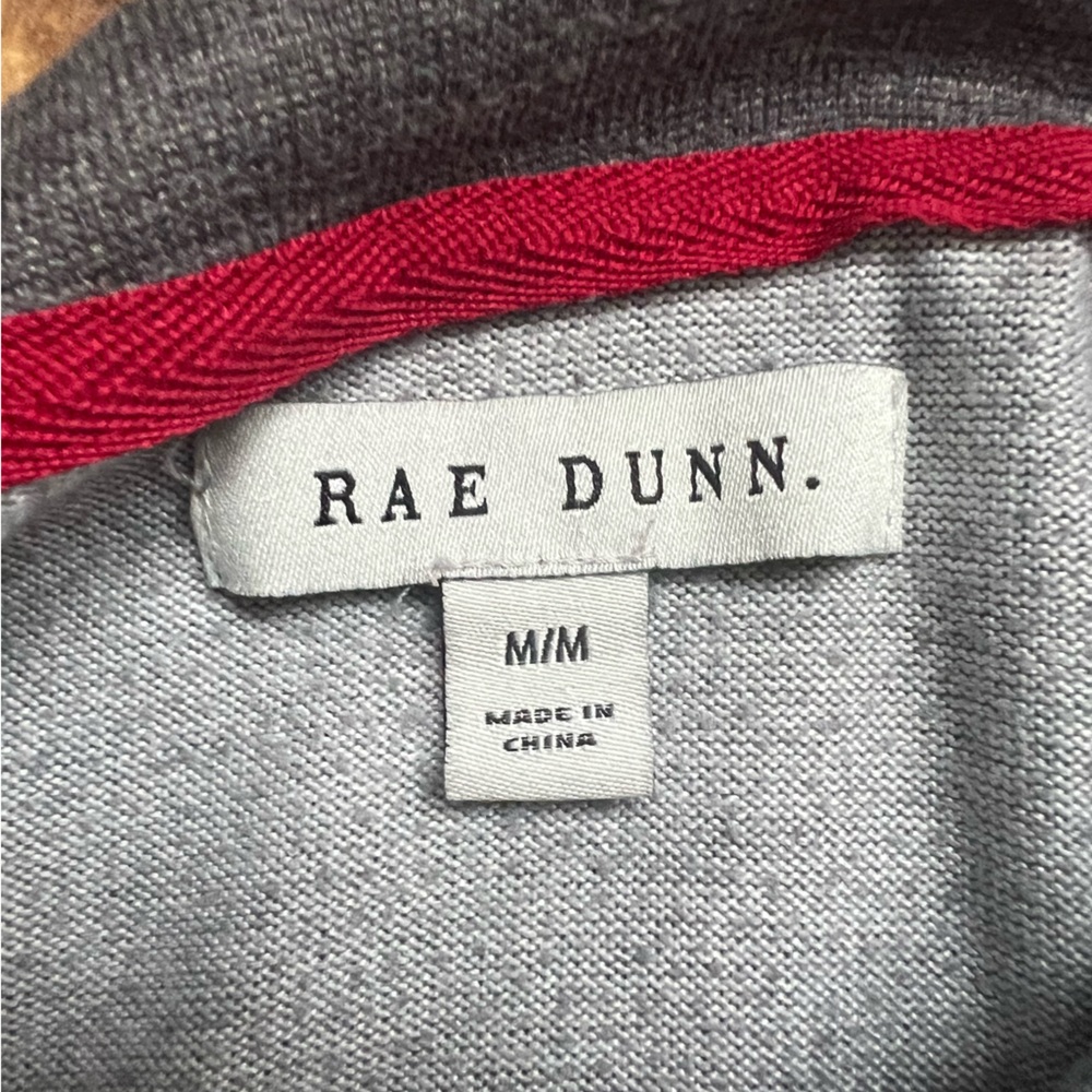 RAE DUNN CHEER holiday Christmas pullover crewneck cozy festive sweater medium - Picture 4 of 9